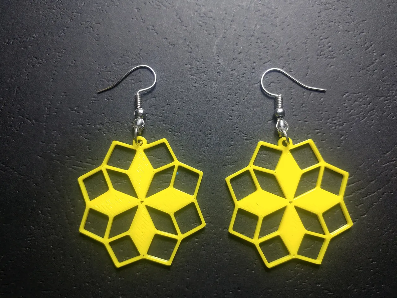 Sacred Geometry Earrings view 2