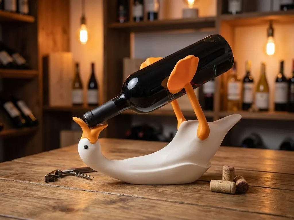 The Untitled Goose Holder - Wine Bottle Holder view 3