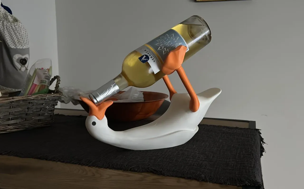 The Untitled Goose Holder - Wine Bottle Holder view 2