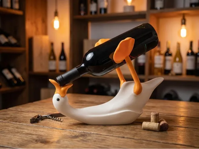 The Untitled Goose Holder - Wine Bottle Holder