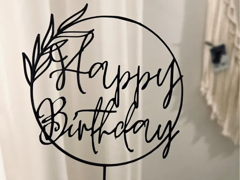 Torten Topper - Happy Birthday