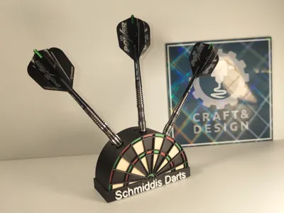 Dart Holder for 3 Darts – in Dartboard Design
