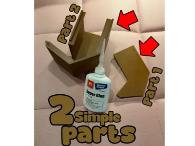 Small Pet feeder - 2 prts (No Support Needed)