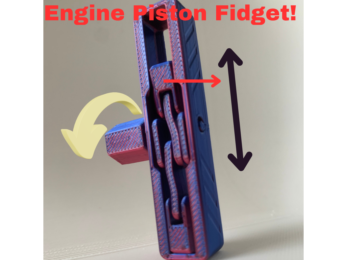 Engine Piston Fidget toy!
