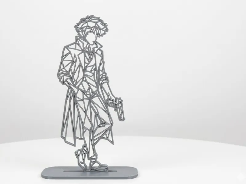 Geometric Low Poly Spike Spiegel