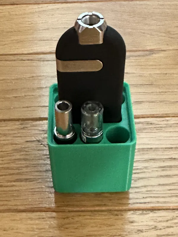 Gridfinity TOQi 510 battery holder with cart storage