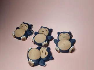 Snorlax Keychain And Or Clicker