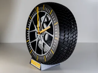 BBS SR Alloy Wheel Desk Clock