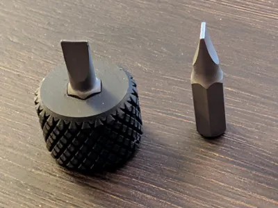 Mini screwdriver bit holder