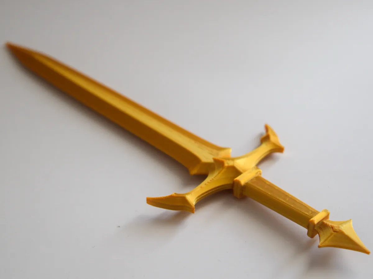 Medieval Fantasy Sword - Free 3D Print Model - MakerWorld