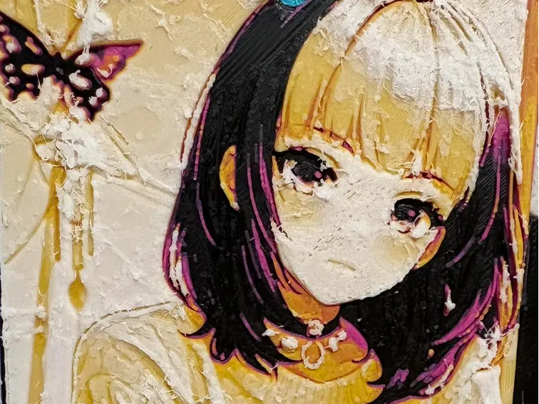 anime girl bookmark