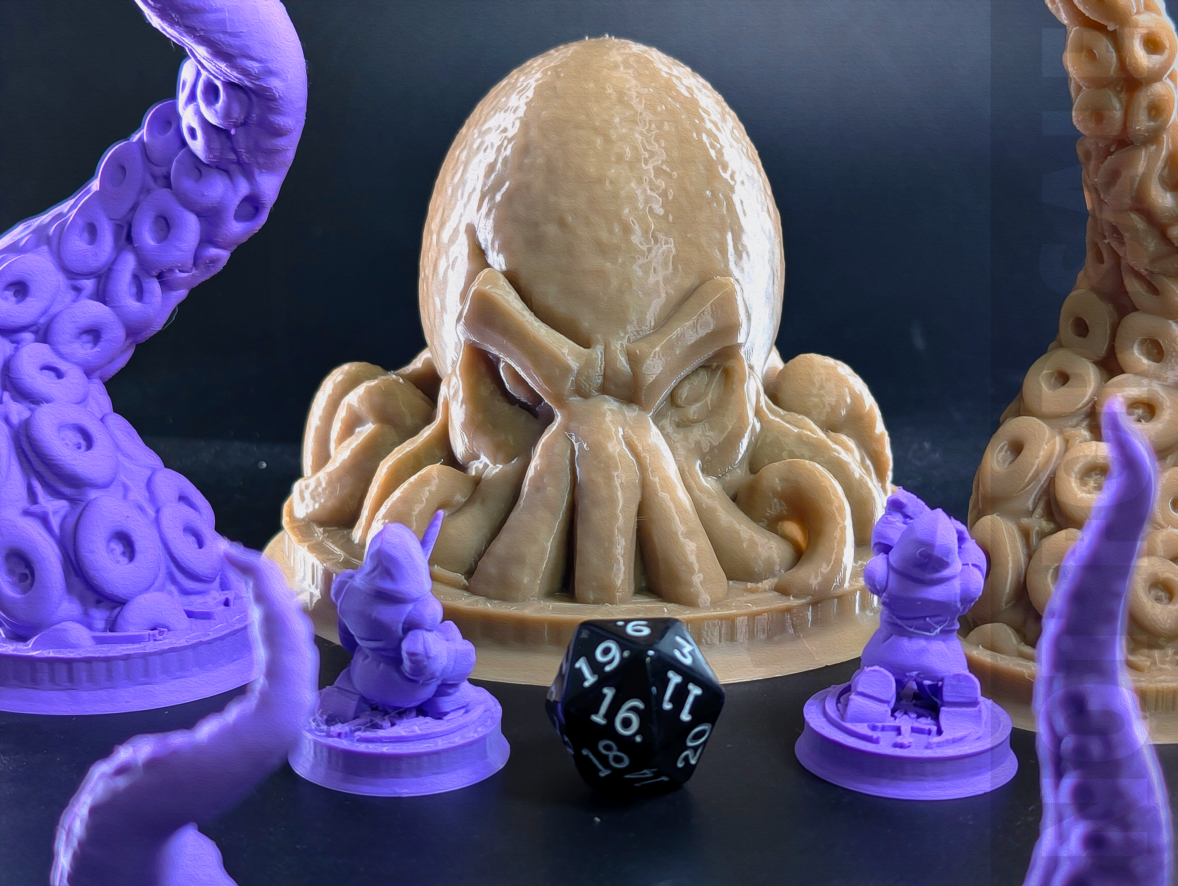 Supportless Kraken Pack w. Cultist - 32mm — 2