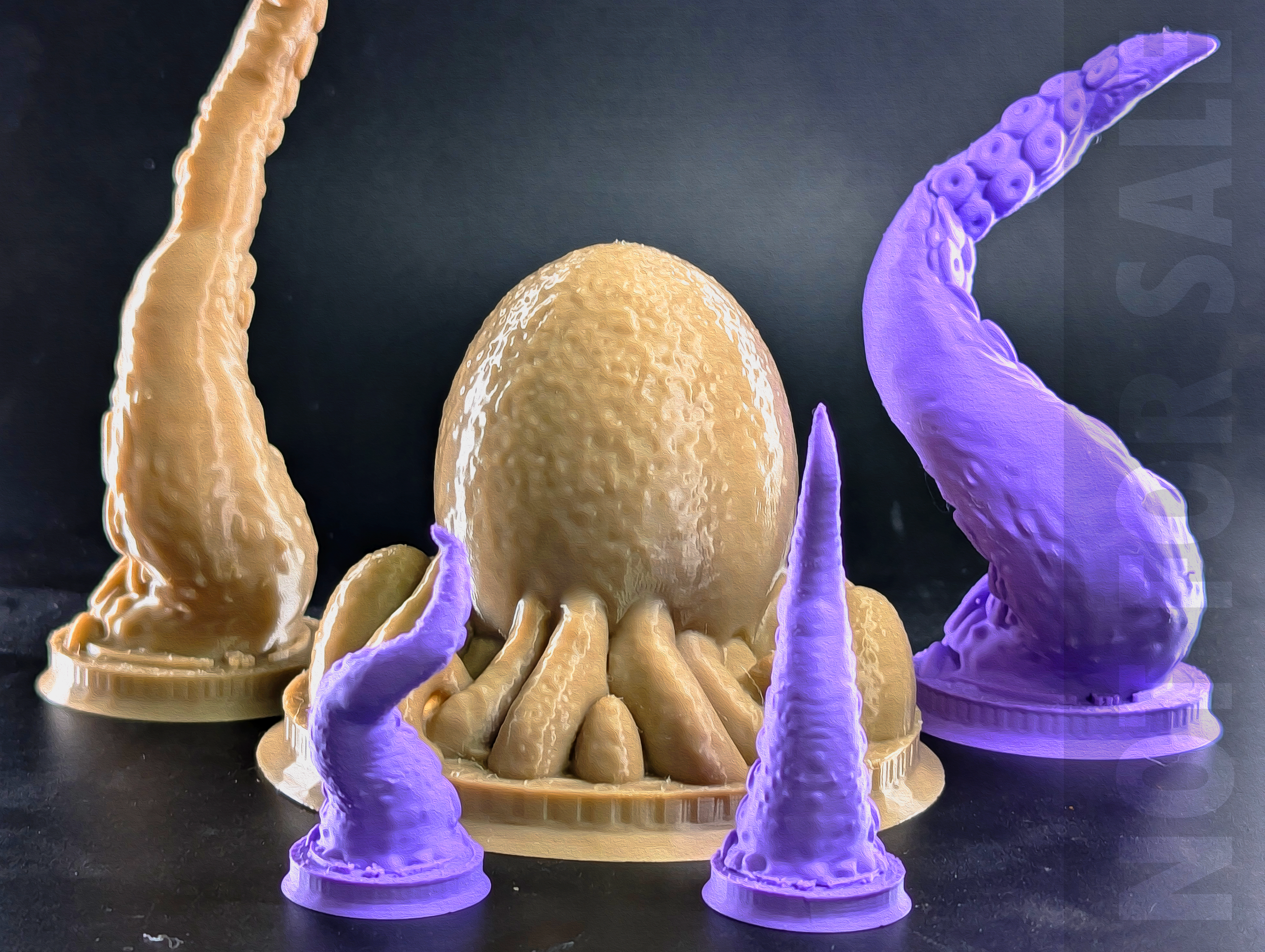 Supportless Kraken Pack w. Cultist - 32mm — 3