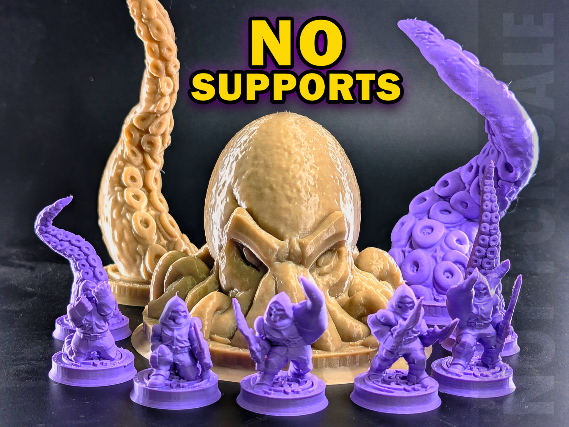 Supportless Kraken Pack w. Cultist - 32mm