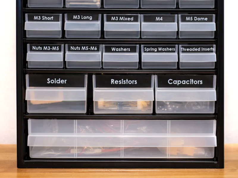 Raaco Organizer Drawer Nameplates