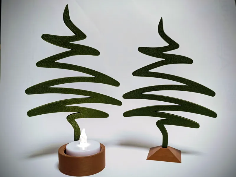 Stilvolle minimalistische Weihnachtsbäume