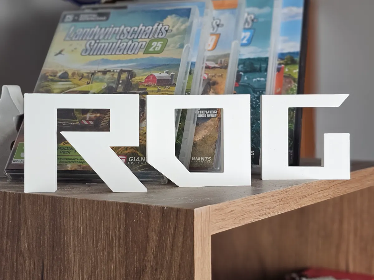 ROG Letters A-Z - Free 3D Print Model - MakerWorld