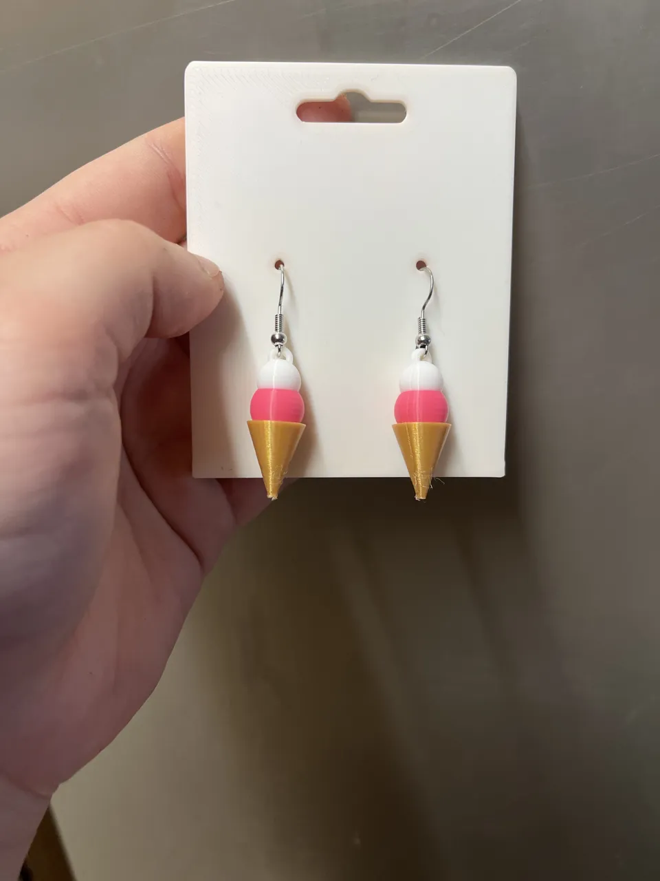 ice cream earrings view 2