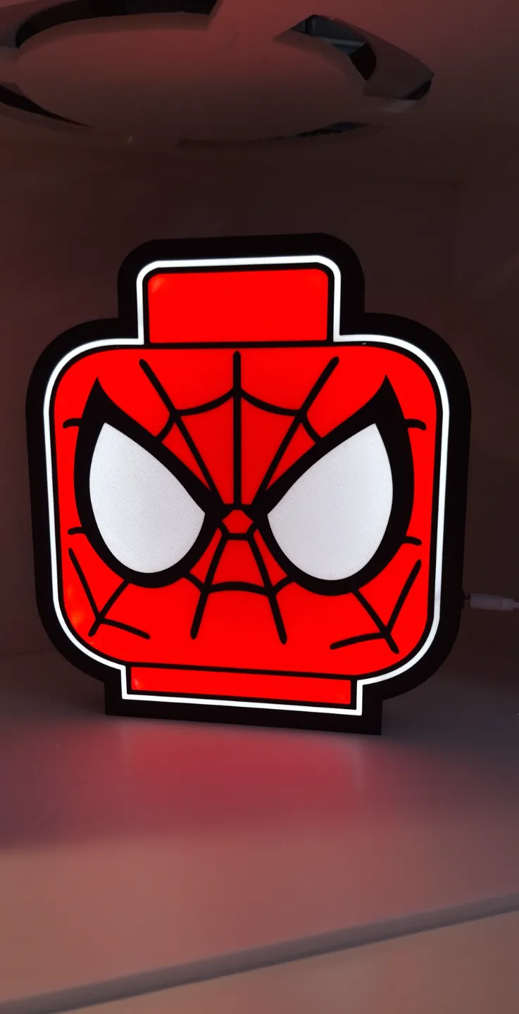 Spider man Brick Lightbox