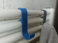 Porte-serviettes pour tube de radiateur — photo 2