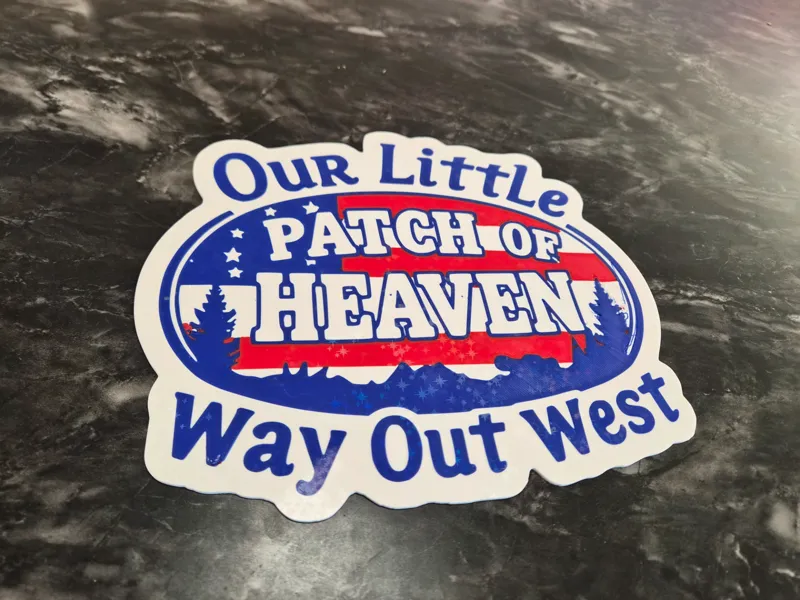 Patch of Heaven Sign