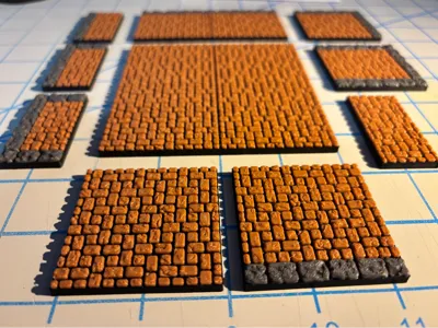OpenForge 2.0 Brick Sidewalks and Straight Curbs