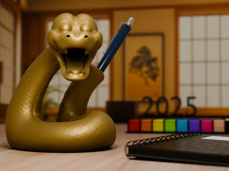 Snake pen holder 2025