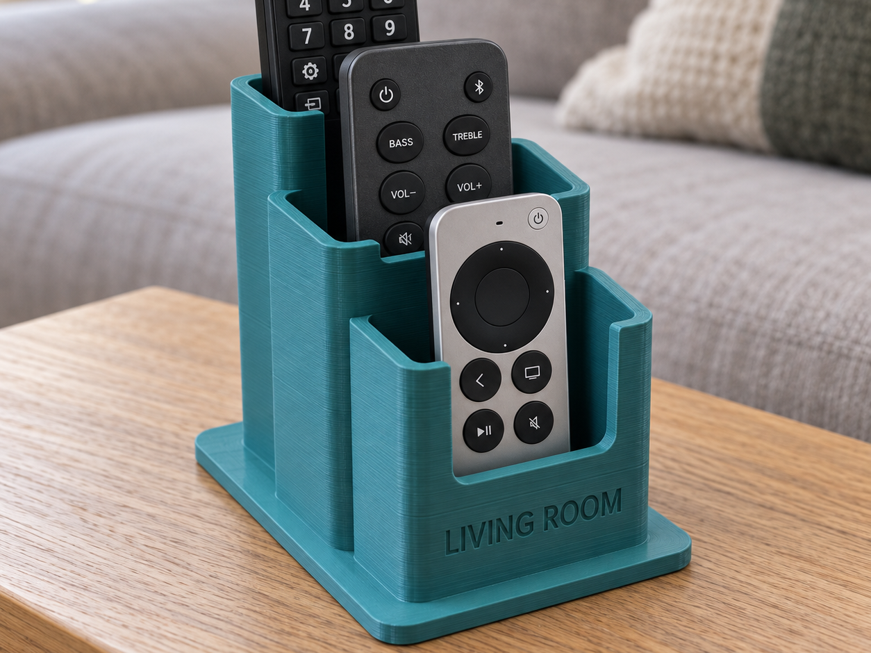 Customizable Remote Control Holder - 1