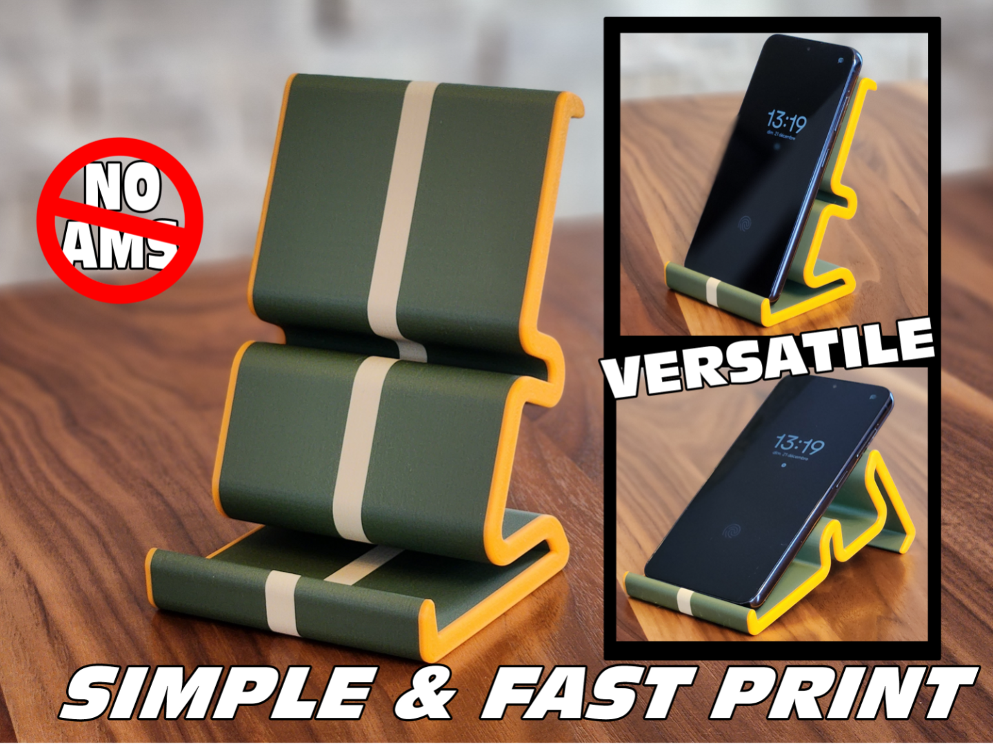 4-Way Phone / Tablet Stand (No AMS required)