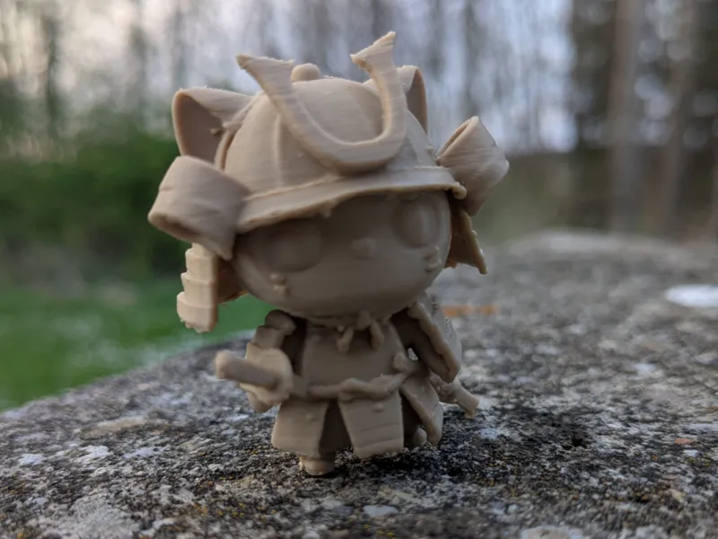 Samurai Katze Chibi