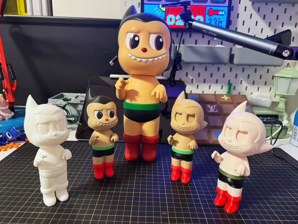 その他 Labubu Astroboy how2work 10cm Labubu x 小飛俠astroboy