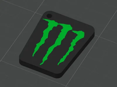 Monster Energy Claw Keychain