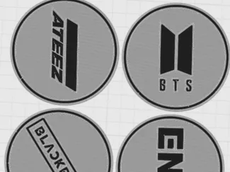 Posavasos KPOP BTS ATEEZ BLACKPINK ENHYPEN TXT SKZ