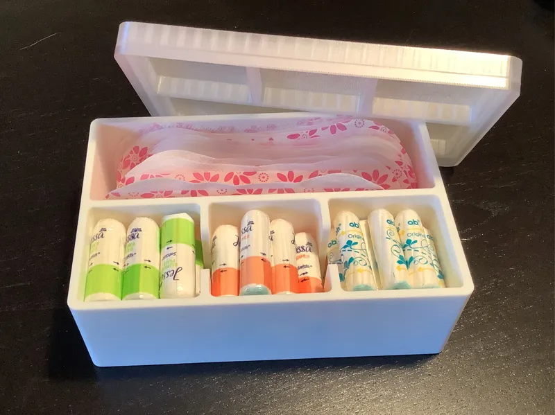 Tampon-Dose fürs Gästebad oder Badezimmer