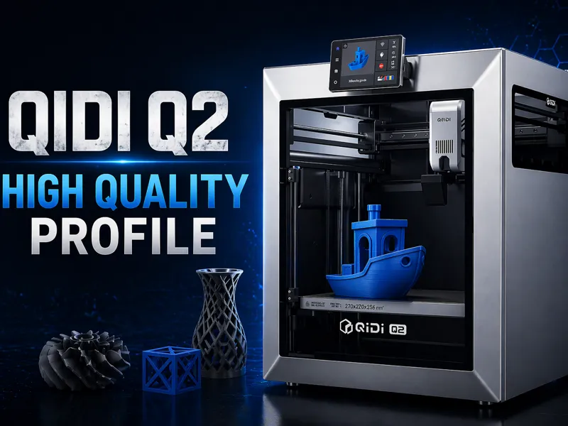Qidi Q2 high quality profile