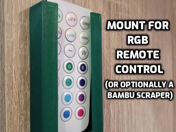 Mount for RGB remote control