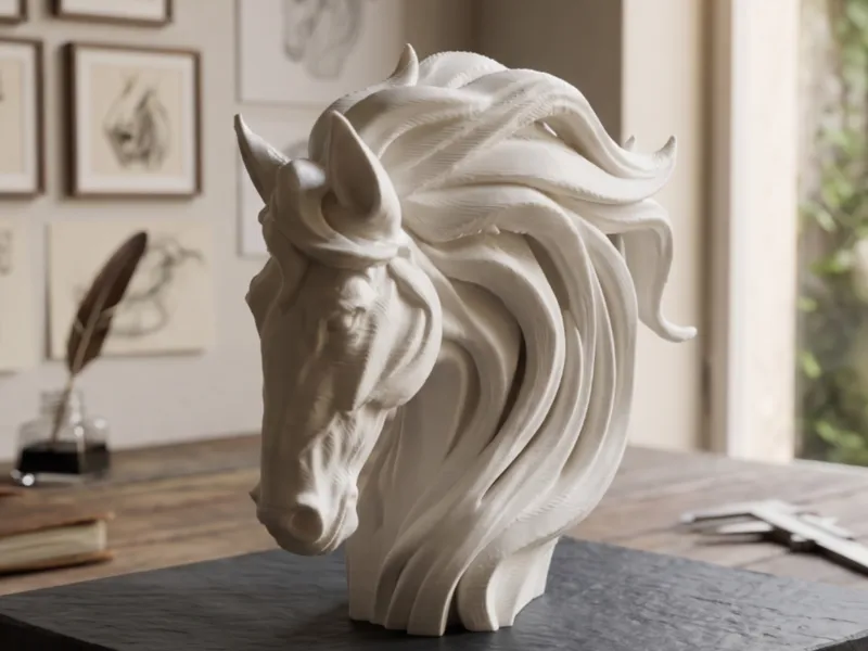 Horse Head sculpture