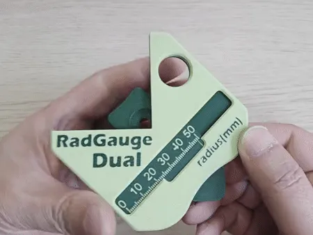 Dekoratif RadGauge-Dual Ölçüm Aleti Özel Tasarım Koleksiyon Süs
