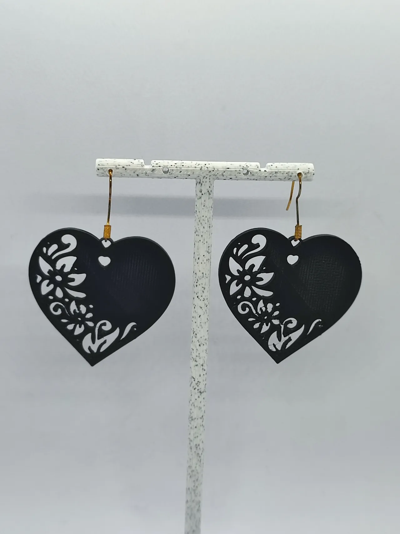 Aretes Medianoche Floral view 3