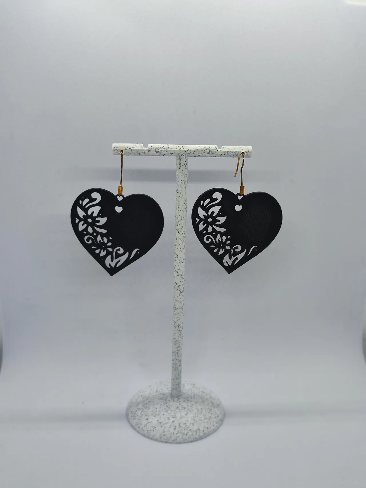Aretes Medianoche Floral view 2