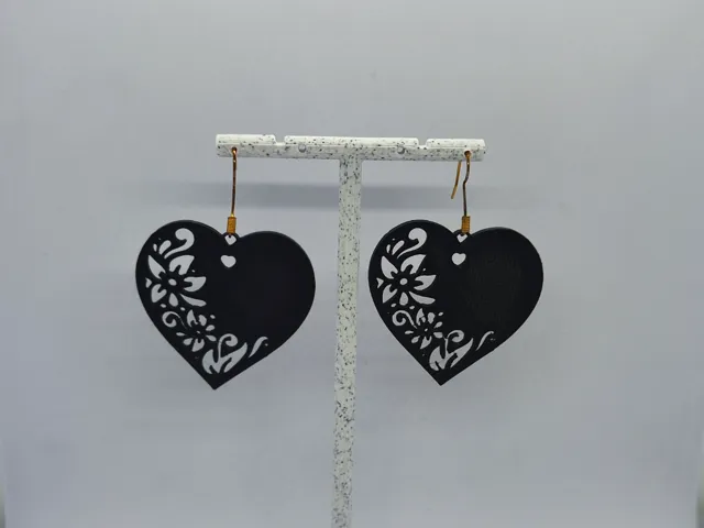 Aretes Medianoche Floral