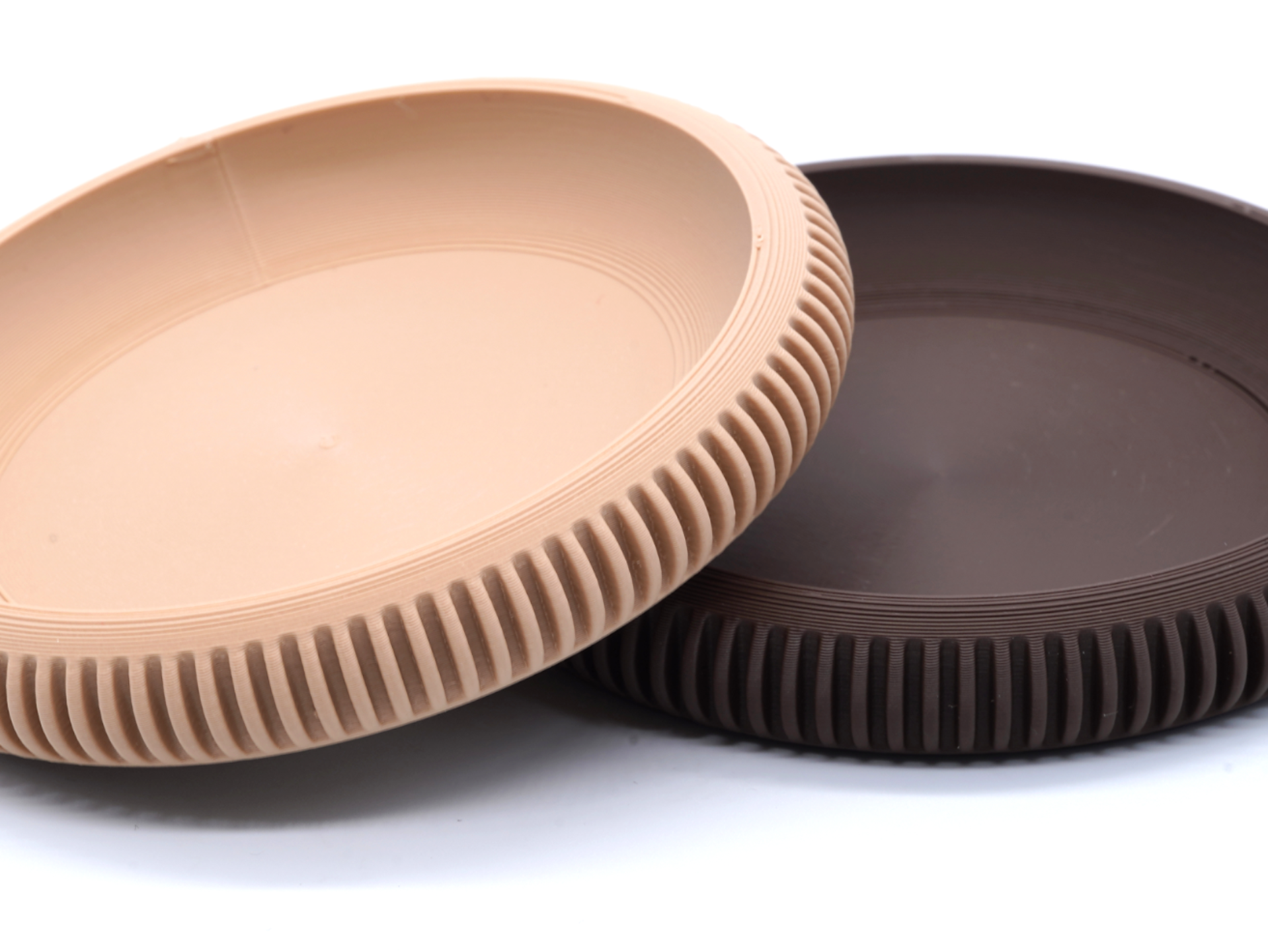 Nordic Ripple Catchall Tray Japandi Desk Organizer