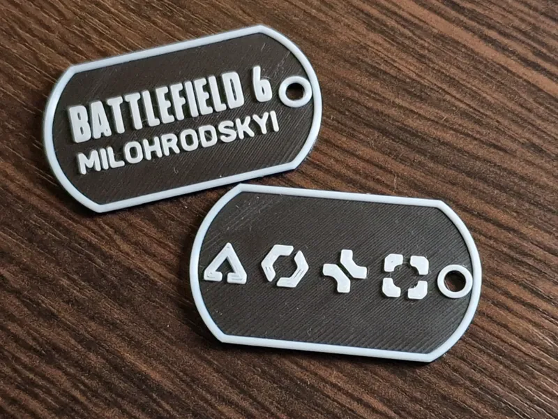 Custom Battlefield 6 Dog Tag