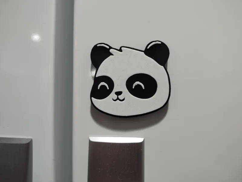 Happy Panda Fridge Magnet