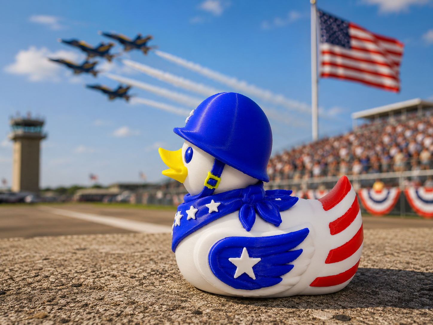 Cute Little Patriotic Duckie American Liberty USA!