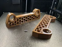 0.2mm, 2 walls, 15% infill, wider, with screw hole mod