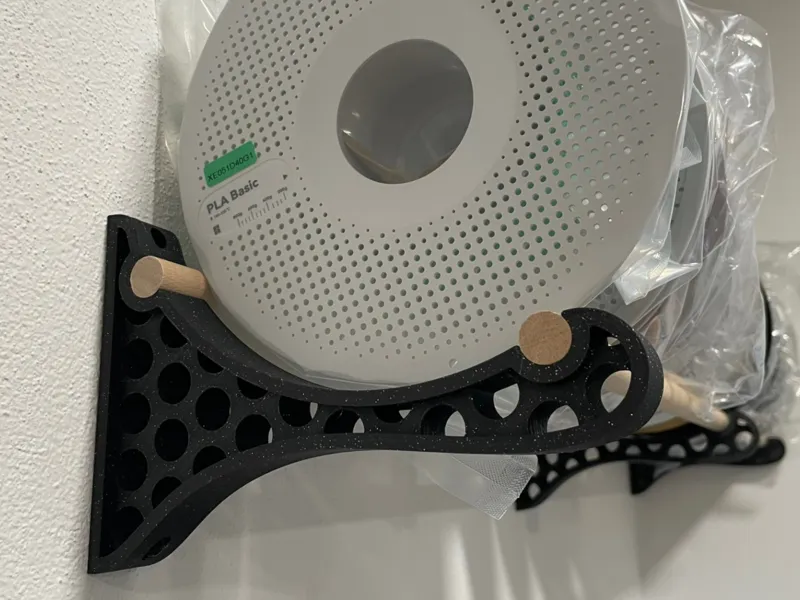 Filament Wall Holder for 16mm dowels