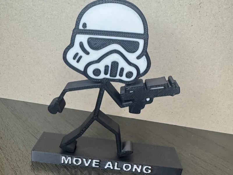 Stormtrooper Stick Figure