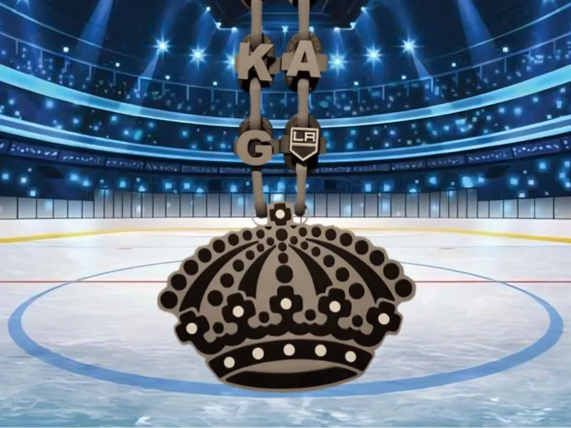 Los Angeles King Alternate Crown Oversized Pendant