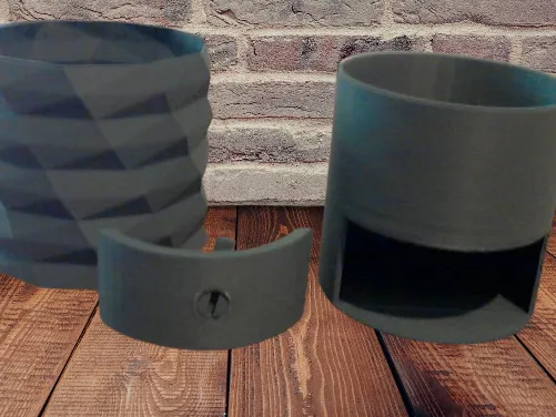 Customizable Pencil Holder with secret compartment